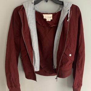 Red and Grey Jacket